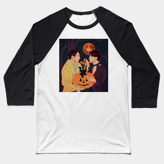 Spooky Baseball T-Shirt by Elsa-draws